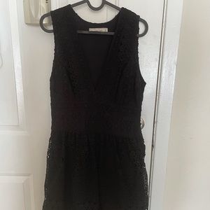 a&f black dress